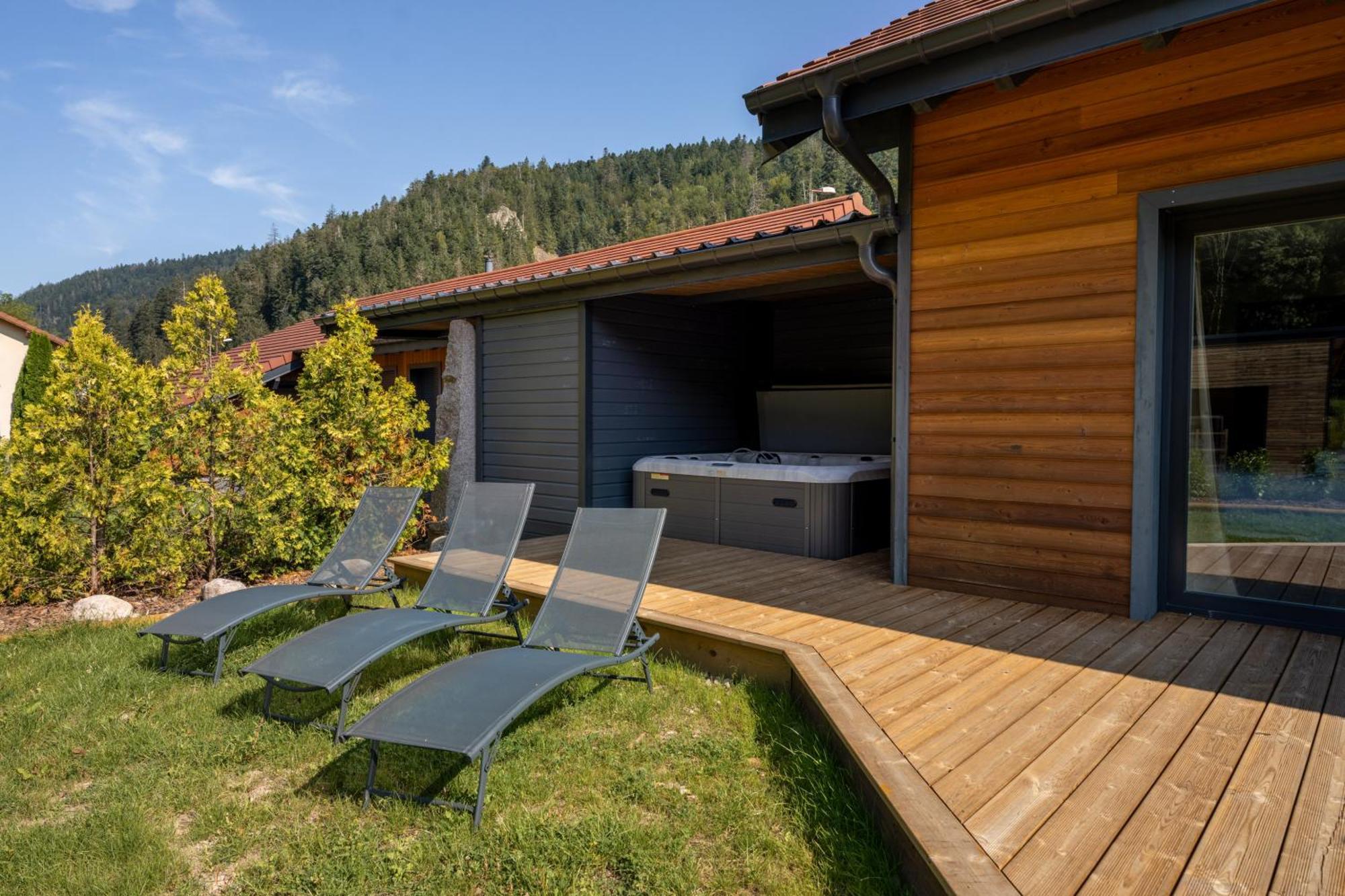 Chalet Nemesia Avec Spa A 热拉梅 外观 照片