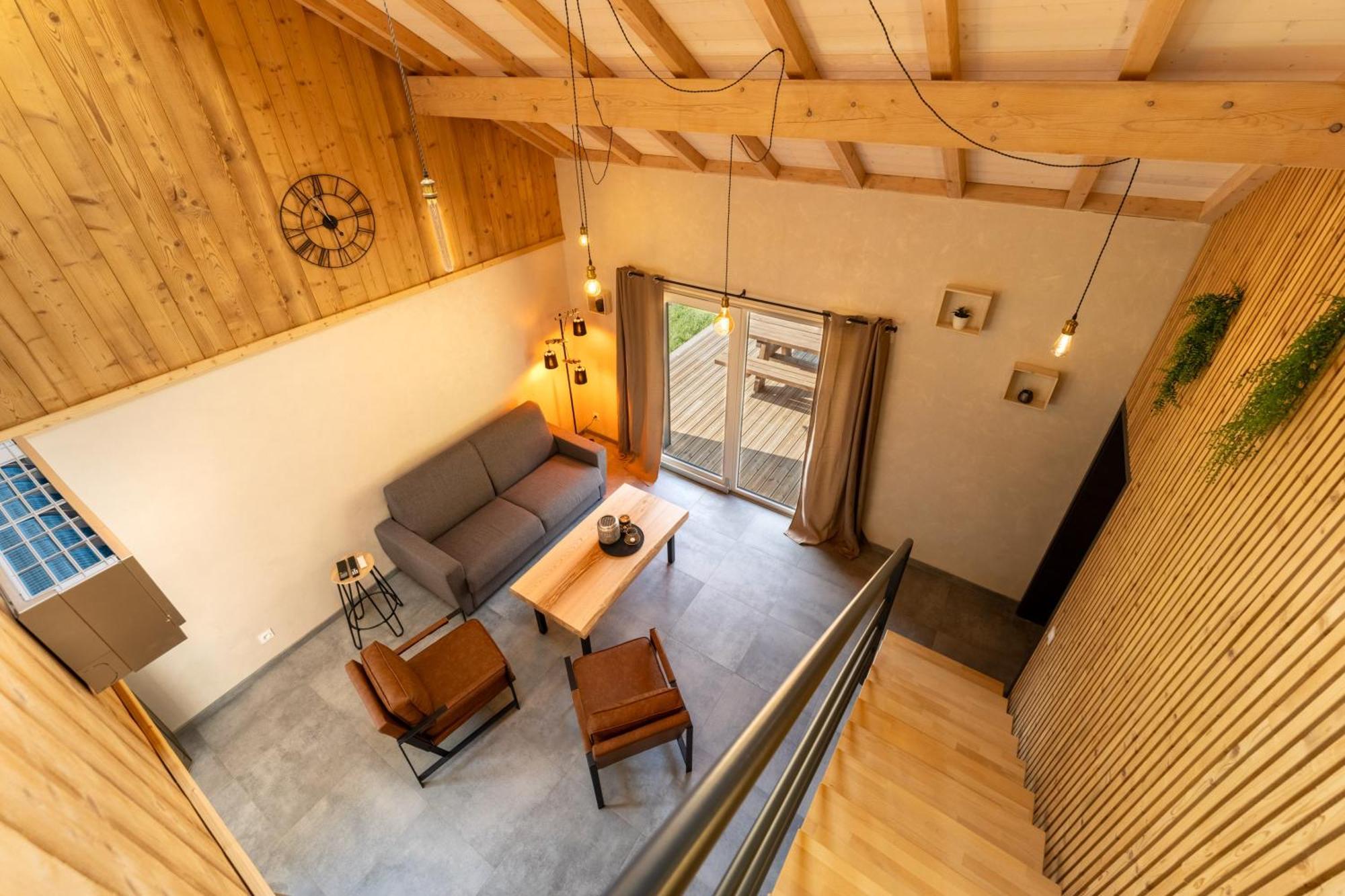 Chalet Nemesia Avec Spa A 热拉梅 外观 照片