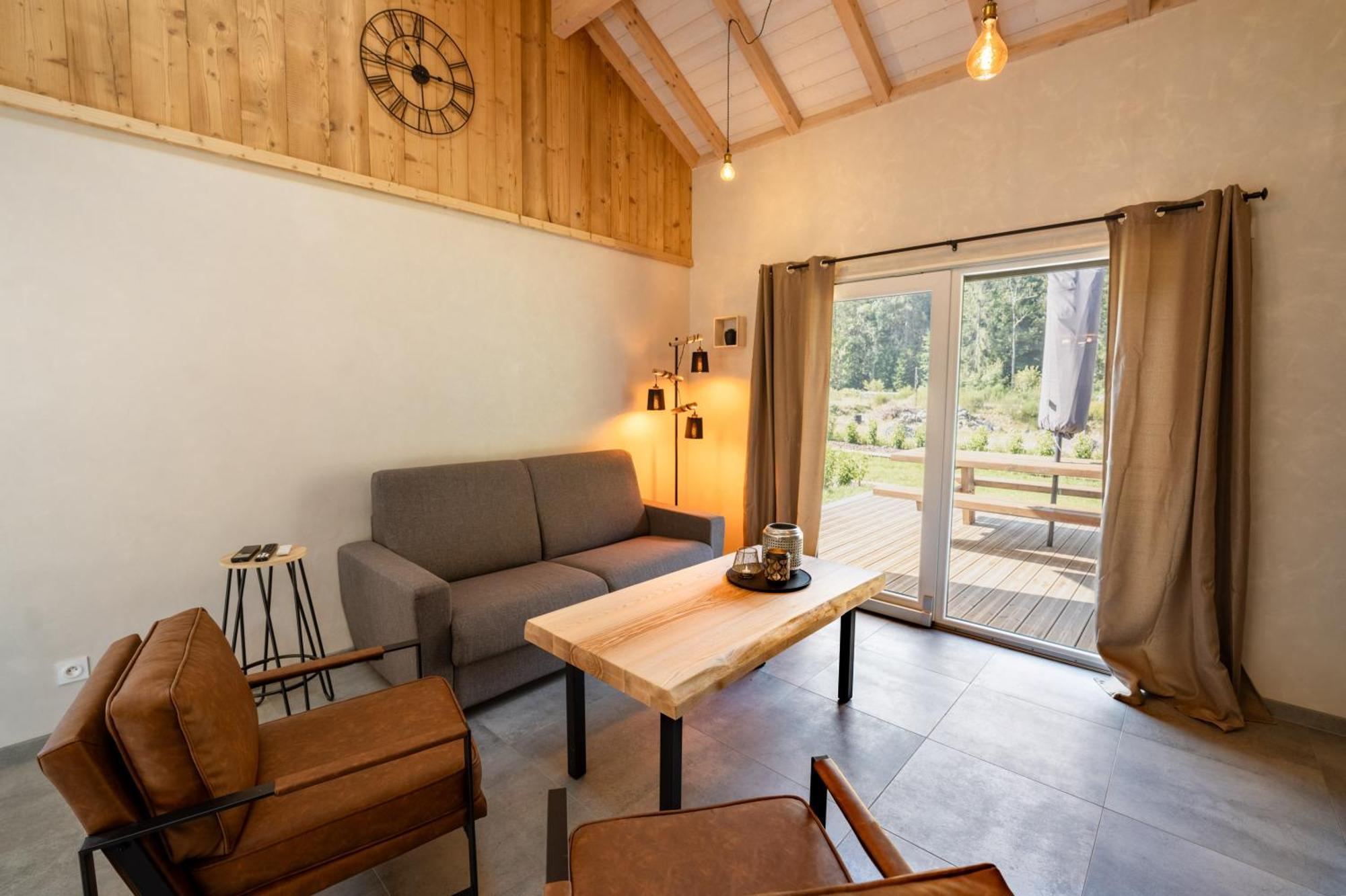 Chalet Nemesia Avec Spa A 热拉梅 外观 照片