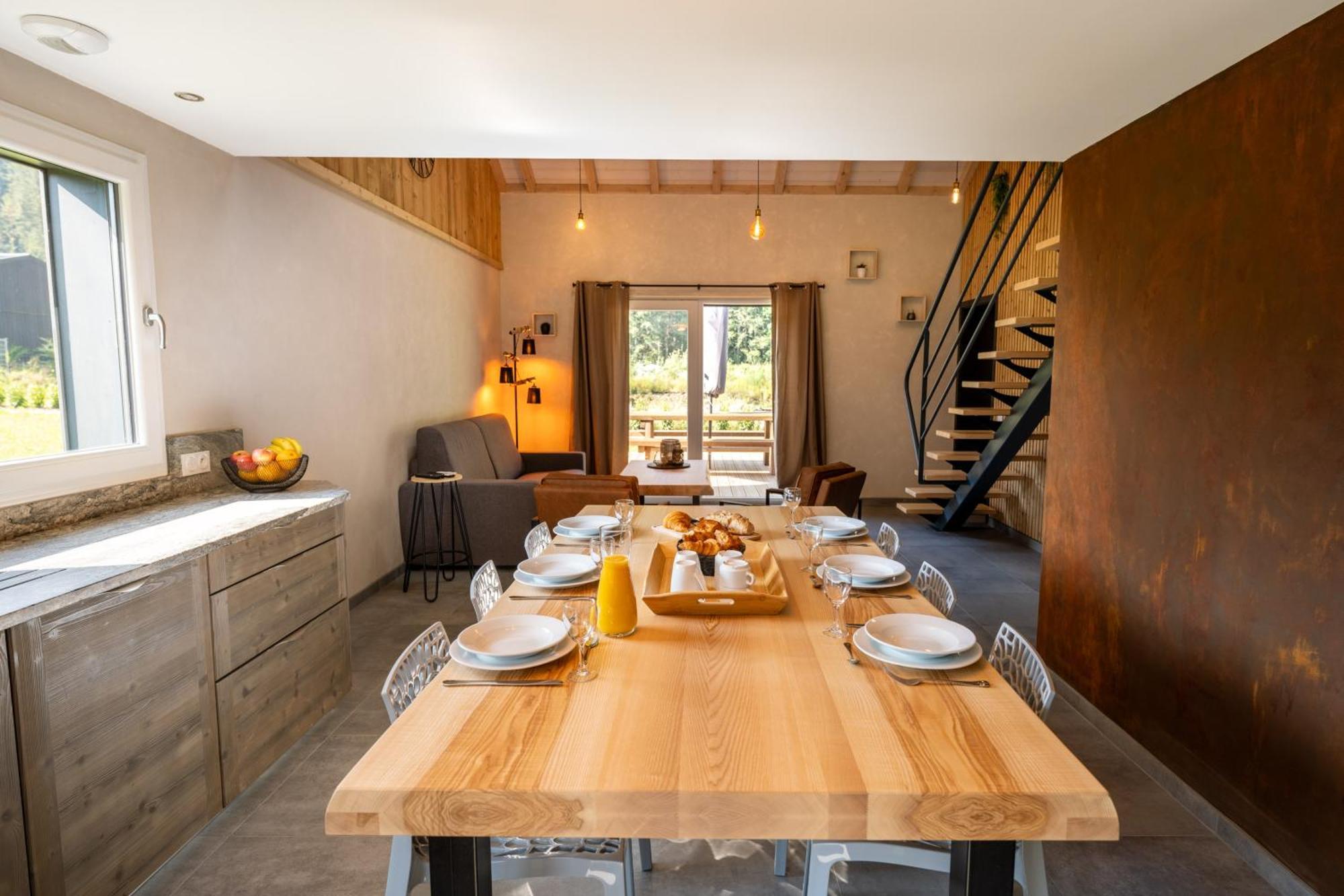 Chalet Nemesia Avec Spa A 热拉梅 外观 照片