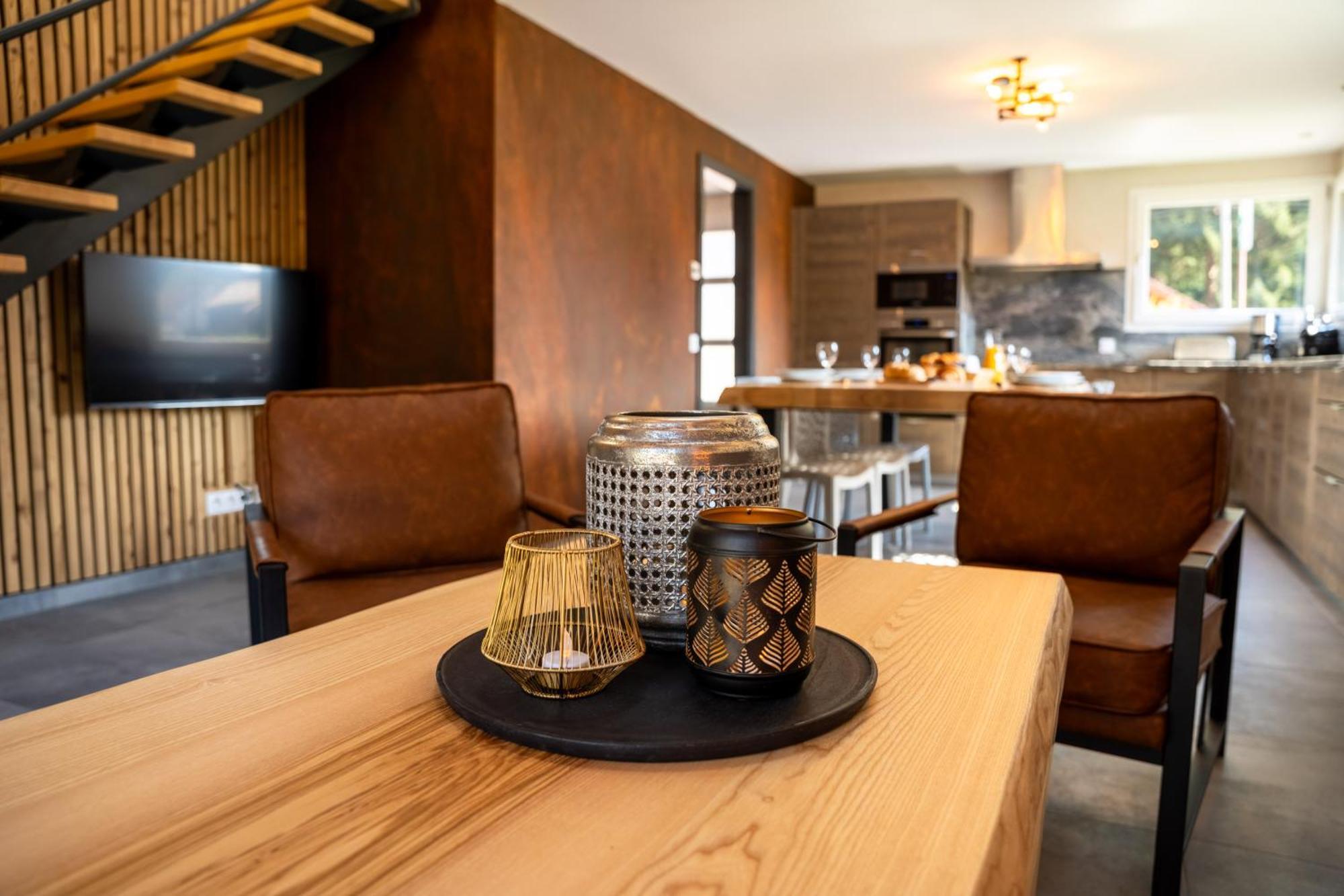 Chalet Nemesia Avec Spa A 热拉梅 外观 照片